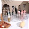 NIYANGLE Compartment Transparent Acrylic Lipstick Holder Cosmetic Organizer Rack for Vanity Dressing Table Storage Makeup Display Stand for Home Office and Store Use view 4