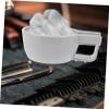 NOLITOY Mens Lightweight Plastic Shaving Bowl for Soap Lathering PP Material with Wide Mouth Design Compact and Portable Container for Daily Grooming and Travel Use view 4