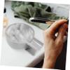 Outanaya Thickened PP Shaving Cream Bowl for Men Lightweight Plastic Shaving Soap Container with Smooth Edges Portable Compact Lather Mixing Bowl for Travel and Barber Use view 4