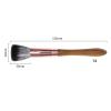 1PC Hand Crafted Makeup Brushes Soft Saikoho Goat Blue Squirrel Hair Flat Top Stippling Face Powder Blush Brush Green Sandalwood Handle Professional Make Up Brushes (JH14) view 2