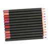 FONDOTIN 12pcs Matte Lip Liner Pencils Multi Functional Lip Contour Pens for Lasting Makeup Portable for Women Gift view 1