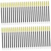 Beatifufu 50pcs Disposable Eyelash Extension Lash Applicator Tools with Soft Nylon Bristles Dual Ended Eyebrow and Mascara Wands for Professional Makeup Travel and Home Use Skin Friendly view 1