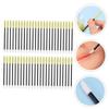 Beatifufu 50pcs Disposable Eyelash Extension Lash Applicator Tools with Soft Nylon Bristles Dual Ended Eyebrow and Mascara Wands for Professional Makeup Travel and Home Use Skin Friendly view 3