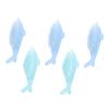 BUTIFULSIC 5Pcs Multi Function Nail Cleaning Brush Plastic Fingernail Scrubbers for Dust Removal Convenient and Comfortable Grip for Manicure Care Random Color view 1