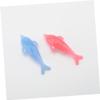 BUTIFULSIC 5Pcs Multi Function Nail Cleaning Brush Plastic Fingernail Scrubbers for Dust Removal Convenient and Comfortable Grip for Manicure Care Random Color view 4