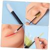 DECHOUS 50pcs Disposable Eyelash Brush Wands with Soft Nylon Bristles Dual Ended Eyebrow and Lash Comb Applicators for Home Travel and Salon Use Lightweight Green Handles for Easy Makeup view 3