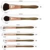 14pcs Hand Crafted Makeup Brushes Set Soft Saikoho Goat Weasel Squirrel Hair Blush Foundation Eye Shadow Brush Green Sandalwood Handle Professional Make Up Brushes Kit view 2