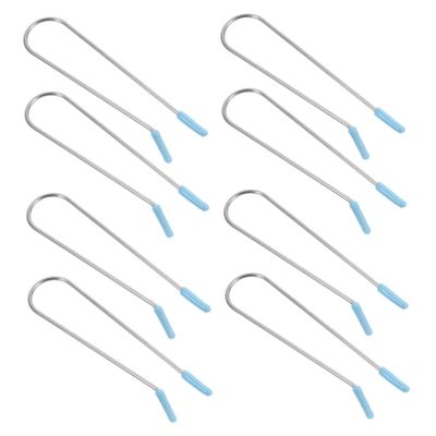 ETHZZLE 20Pcs Hot Roller Clips for Hair Styling Perm Rod Clamp Holders for Home Barber Use Curler Replacement Clips in Sky Blue
