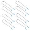 ETHZZLE 20Pcs Hot Roller Clips for Hair Styling Perm Rod Clamp Holders for Home Barber Use Curler Replacement Clips in Sky Blue view 1