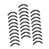 AUTSUPPL 200pcs Black Silicone Eyelash Curler Pads Replacement Strips Soft Lash Curler Refills Cushions for Comfortable Protective Eyelash Curling and Daily Use view 1