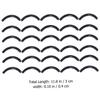 AUTSUPPL 200pcs Black Silicone Eyelash Curler Pads Replacement Strips Soft Lash Curler Refills Cushions for Comfortable Protective Eyelash Curling and Daily Use view 2