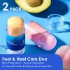 Crack Feet Prevention Stick (2-Pack) | Moisturizing Heel Balm & Foot Balm Stick for Dry, Cracked Feet | Anti-Crack Foot Cream Sticks for Softening, Nourishing, Smoothing Rough Heels & Dry Skin view 2