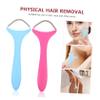 NIYANGLE 2pcs Manual Facial Epilator for Women Portable Skin Friendly Hair Removal Tool with Non Slip Handle Ergonomic Design for Face Lips and Chin Travel Friendly Home Hair Removal Device view 3