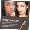 Healeved Double Sided Eyebrow Brush Comb Lightweight Portable Multi Function Eyelash Grooming Tool for Precise Brow and Temple Styling Safe Material view 2