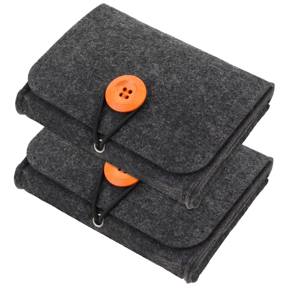 BESTYASH 2Pcs Compact Essential Oil Organizer Bag Small Aromatherapy Storage Pouch for Travel and Daily Use Lightweight Carrier for Essential Oils Bottles Portable and Practical Storage