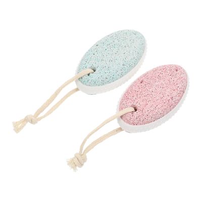 DECHOUS 2Pcs Natural Pumice Stone Exfoliating Callus Remover Foot File for Hard Skin Removal Foot Care Tool with Skin Friendly Material for Smooth at Home