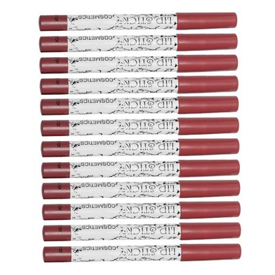 BESTYASH 12pcs Matte Lip Liner Pencil Lip Shaping Cosmetic Supplies for Women Precise Definition Smudge Colors Match Lipsticks