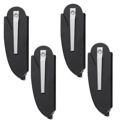 Baluue 4Pcs Portable Folding Beard Combs for Men Pocket Sized Male Grooming Tools Household Hair Combs with Wide Teeth for Travel and Daily Styling Gentle Skin and Beard
