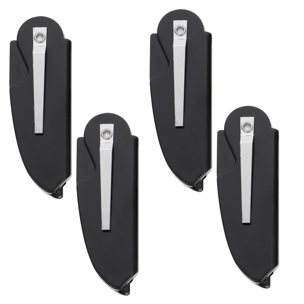 Baluue 4Pcs Portable Folding Beard Combs for Men Pocket Sized Male Grooming Tools Household Hair Combs with Wide Teeth for Travel and Daily Styling Gentle Skin and Beard