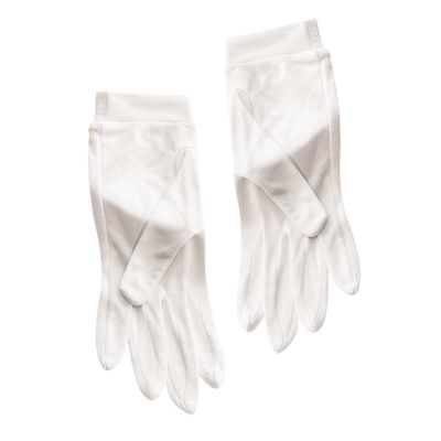 Vaguelly Silk Beauty Gloves for Hands Moisturizing and Skin Care Breathable Multi Function Sleep Gloves for Dry Hands Reusable Moisture Retention for Nighttime Spa and Lotion Absorption