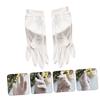 Vaguelly Silk Beauty Gloves for Hands Moisturizing and Skin Care Breathable Multi Function Sleep Gloves for Dry Hands Reusable Moisture Retention for Nighttime Spa and Lotion Absorption view 3