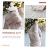 Vaguelly Silk Beauty Gloves for Hands Moisturizing and Skin Care Breathable Multi Function Sleep Gloves for Dry Hands Reusable Moisture Retention for Nighttime Spa and Lotion Absorption view 4