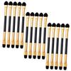 BESTYASH 15Pcs Double Ended Eyeshadow Applicators Portable Makeup Brush for Women Soft Tip Eye Shadow Brushes Lightweight Travel Friendly Cosmetic Tools view 1