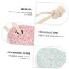 minkissy 2Pcs Natural Pumice Stone Foot Care File for Dead Skin Removal Pedicure Scrubber for Callus Exfoliating and Smooth Feet Comfortable Grip for Daily Use view 4
