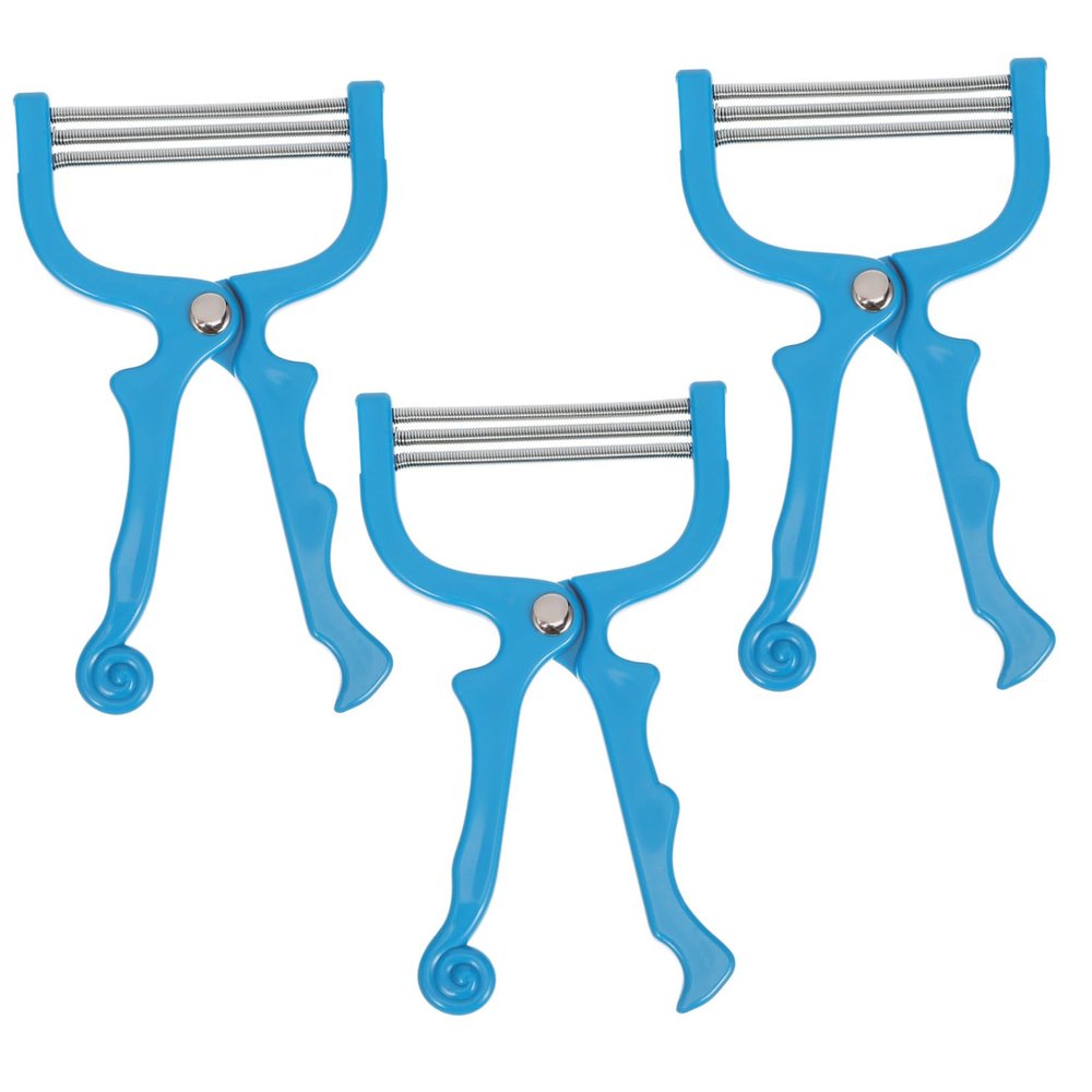 Beatifufu 3Pcs Facial Hair Removal Spring Epilator for Women Portable Manual Eyebrow Threader for Lips Chin Neck Root Hair Remover Tool Lightweight and Easy to Use Blue