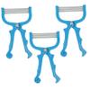 Beatifufu 3Pcs Facial Hair Removal Spring Epilator for Women Portable Manual Eyebrow Threader for Lips Chin Neck Root Hair Remover Tool Lightweight and Easy to Use Blue view 1