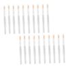 Beavorty 20pcs Disposable Lip Brush with Portable Makeup Tool for Precise Lipstick and Gloss Application Lightweight Plastic Makeup Supplies for Go Use view 1