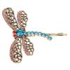 ETHZZLE Vintage Rhinestone Dragonfly Hair Clip Elegant Butterfly Barrette Hairpin for Women Party Wedding Accessories Gift view 1