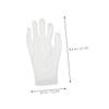 CALLARON 12 Pairs White Cotton Working Gloves for Adults Medium Thickness Moisturizing Gloves for Dry Hands Breathable Soft for Work and Overnight Hand Care view 2