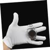 CALLARON 12 Pairs White Cotton Working Gloves for Adults Medium Thickness Moisturizing Gloves for Dry Hands Breathable Soft for Work and Overnight Hand Care view 4