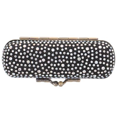 BESPORTBLE Portable Retro Lipstick Case with Mirror Compact Makeup Organizer for Lipstick Tubes Lightweight Jewelry Storage Box Break Cosmetic Holder for Travel and Daily Use