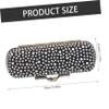 BESPORTBLE Portable Retro Lipstick Case with Mirror Compact Makeup Organizer for Lipstick Tubes Lightweight Jewelry Storage Box Break Cosmetic Holder for Travel and Daily Use view 2