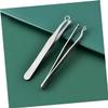 Beatifufu Nose Hair Tweezers with Round Head Stainless Steel Safe and Lightweight Nasal Trimmer Tool for Men and Women Portable Personal Grooming for Home and Salon Use view 2