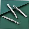 Beatifufu Nose Hair Tweezers with Round Head Stainless Steel Safe and Lightweight Nasal Trimmer Tool for Men and Women Portable Personal Grooming for Home and Salon Use view 4