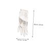 CALLARON Breathable Silk Moisturizing Beauty Gloves for Hands Lightweight Portable Sleep Gloves for Dry Skin Care Exfoliating and Nourishing Hand Accessory for Home and Travel view 2