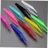 MERRYHAPY 30Pcs Eyebrow Tweezers Plastic Makeup Tweezers for Facial Hair Removal Eyebrow Grooming Tools Portable Salon Use with Fine Tip for Precise Hair Plucking view 4