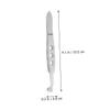BESTYASH Premium Stainless Steel Eyelid Tweezers for Women Meibomian Gland Expressor with Smooth Tip Non Slip Grip Eyelid Compressor Tool for Mgd and view 2