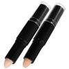 BESTYASH 2pcs Dual Ended Contour Highlighter Stick Easy to Use Makeup Concealer for Brightening Contouring with view 1