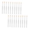 DECHOUS 20pcs Portable Crystal Rod Lip Brushes with Cap Makeup Applicators for Precise Lipstick and Lip Mask Application Multi Use Cosmetic Tools for Travel and Parties view 1