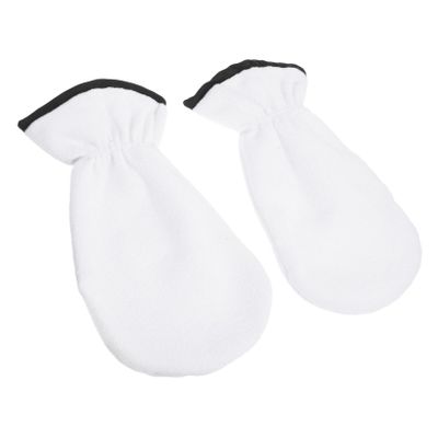 CALLARON Heat Preservation Mittens for Women Reusable Heat Therapy Hand Covers with Paraffin Wax Moisturizing Gloves for Dry Salon Nourishment White