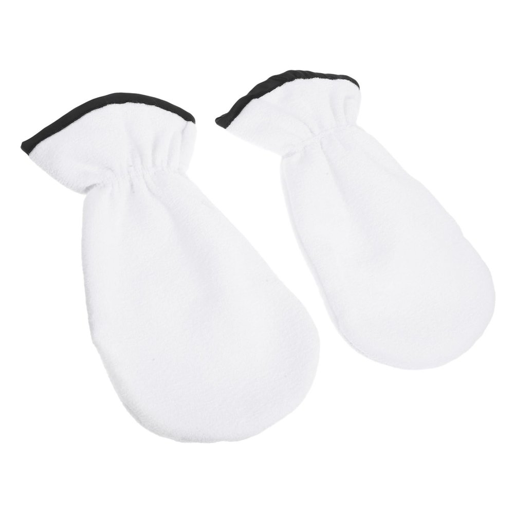 CALLARON Heat Preservation Mittens for Women Reusable Heat Therapy Hand Covers with Paraffin Wax Moisturizing Gloves for Dry Salon Nourishment White