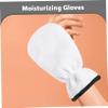 CALLARON Heat Preservation Mittens for Women Reusable Heat Therapy Hand Covers with Paraffin Wax Moisturizing Gloves for Dry Salon Nourishment White view 3