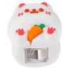 NIYANGLE Cute Handheld Pencil Sharpener for Office and Home Cartoon Bunny Design Smooth Sharpening for Eyebrow and Cosmetic Pencils Lightweight Portable Small view 1