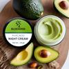 Korean Overnight Face Cream  Deep Hydration Night Moisturizer with Avocado & Aloe for Glowing Skin 50 Gm view 2