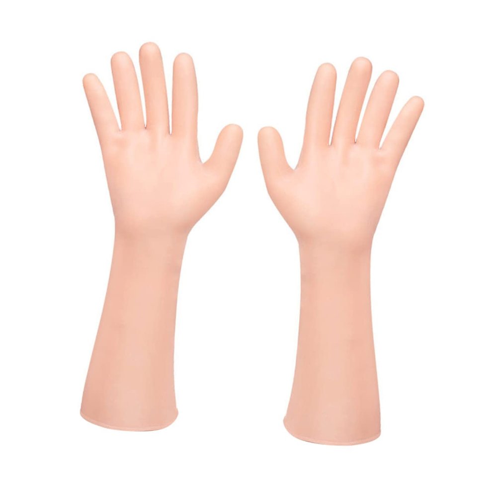 AUTSUPPL Long Moisturizing Gloves for Dry Hands Intensive Hydration Repair Softening Cracked Skin Cracking Hand Covers for Overnight Use and Exfoliation Treatment