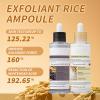 Black and White Rice Peeling, Soft Rice Exfoliating Face and Body, New glow rice Black and White Rice Exfoliant Duo Ampoule Set for All Skin Types, Gentle Peel & Deep Hydration 2 Pack (2.7 fl oz Each) view 3